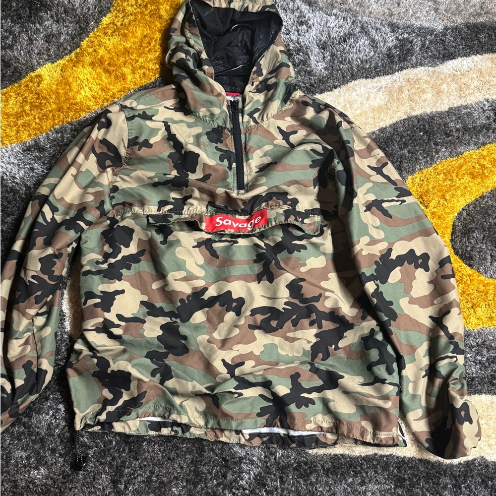 Camouflage Hooded Jacket